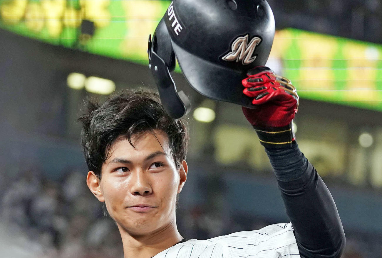 ロッテ藤原恭大（2020年11月7日撮影）