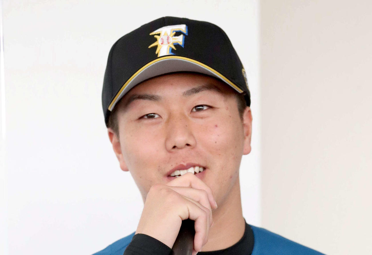 日本ハム育成2位の斉藤伸治（2020年12月13日撮影）