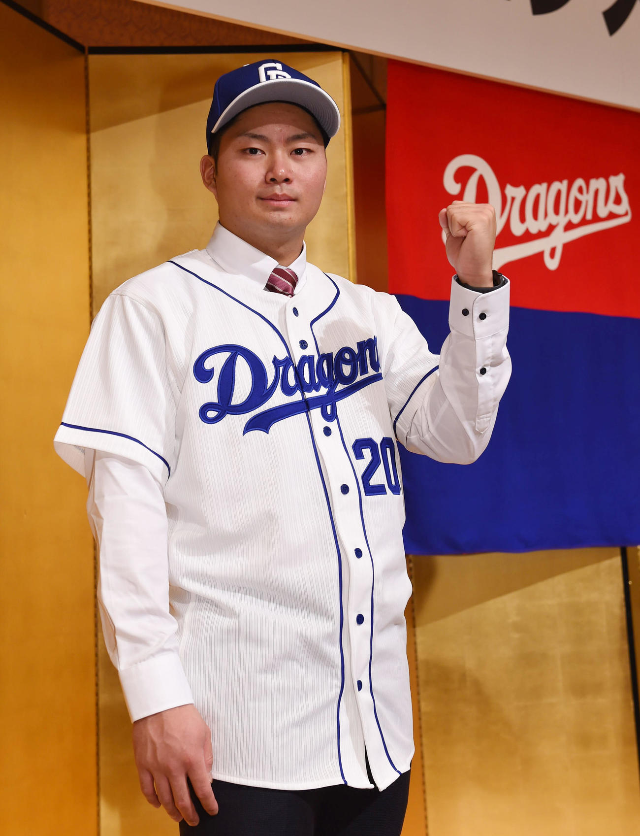 中日育成ドラフト1位の近藤廉（2020年12月11日撮影）