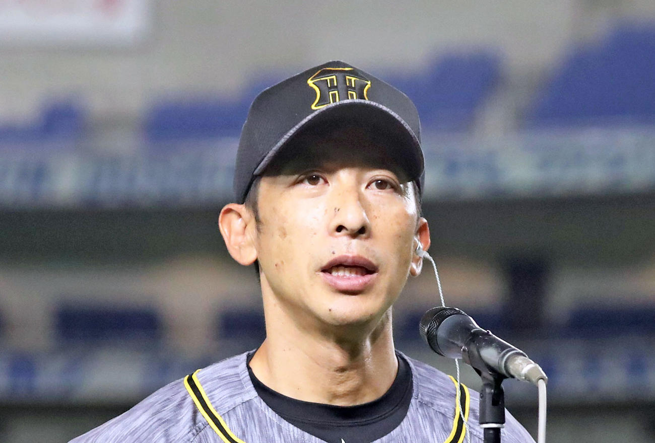 阪神矢野燿大監督（2020年9月17日撮影）