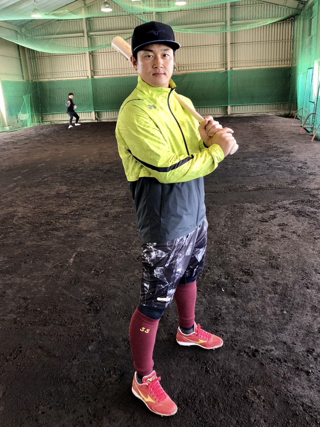 宮城県内での自主トレを公開した楽天銀次は、震災から10年となる節目のシーズンに向けて意気込む（球団提供）