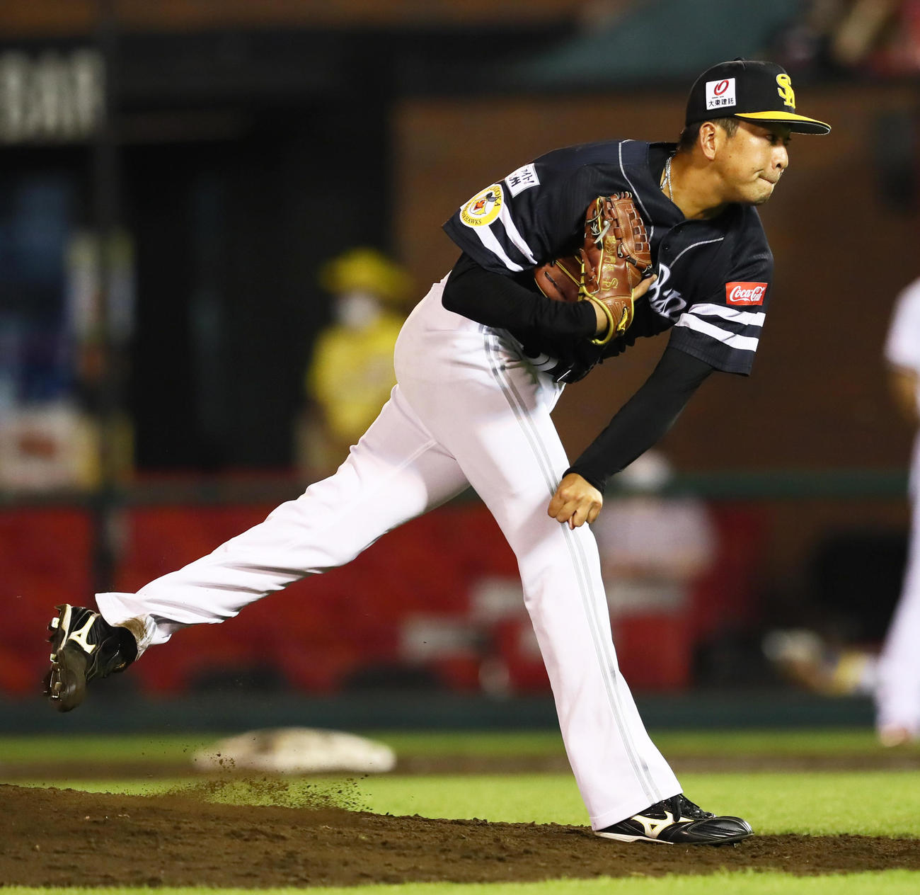 ソフトバンク渡辺雄大（2020年9月9日撮影）