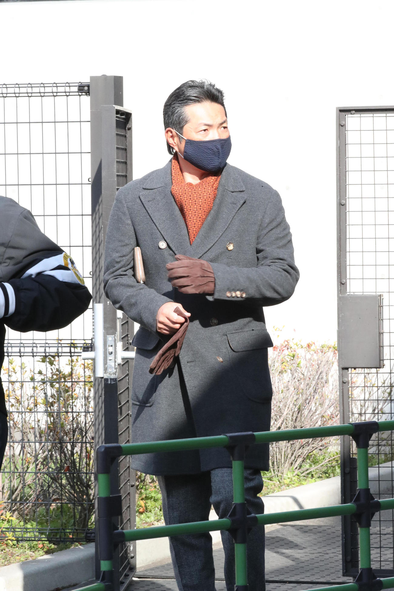 タマホームスタジアム筑後を視察に訪れた小久保裕紀ヘッドコーチ（撮影・現場代表）