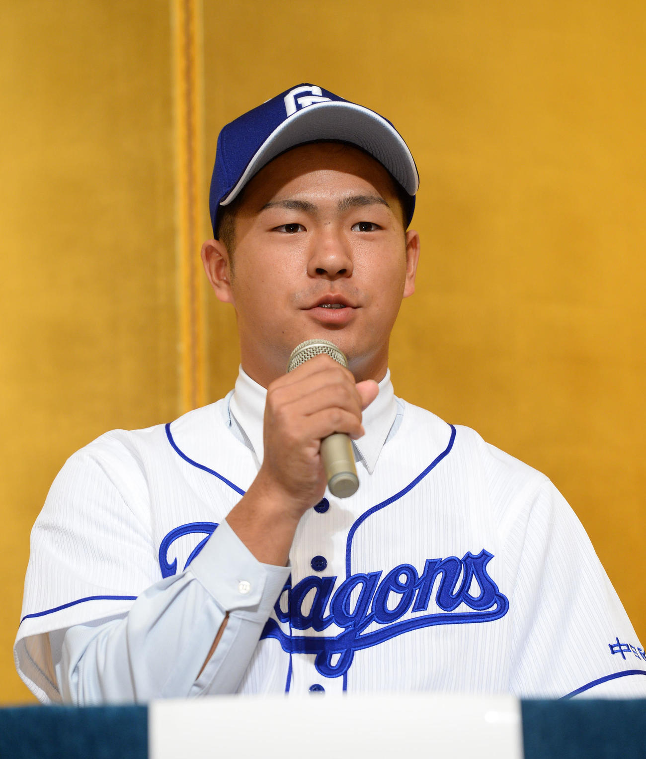 中日土田龍空（20年12月11日撮影）