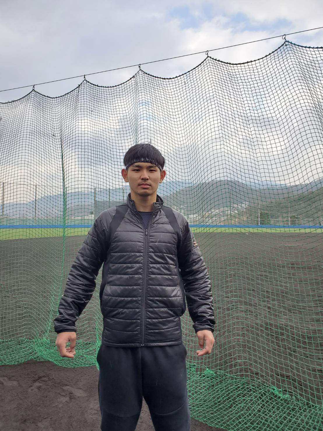 練習始動した関学大・佐藤太（撮影・酒井清司）