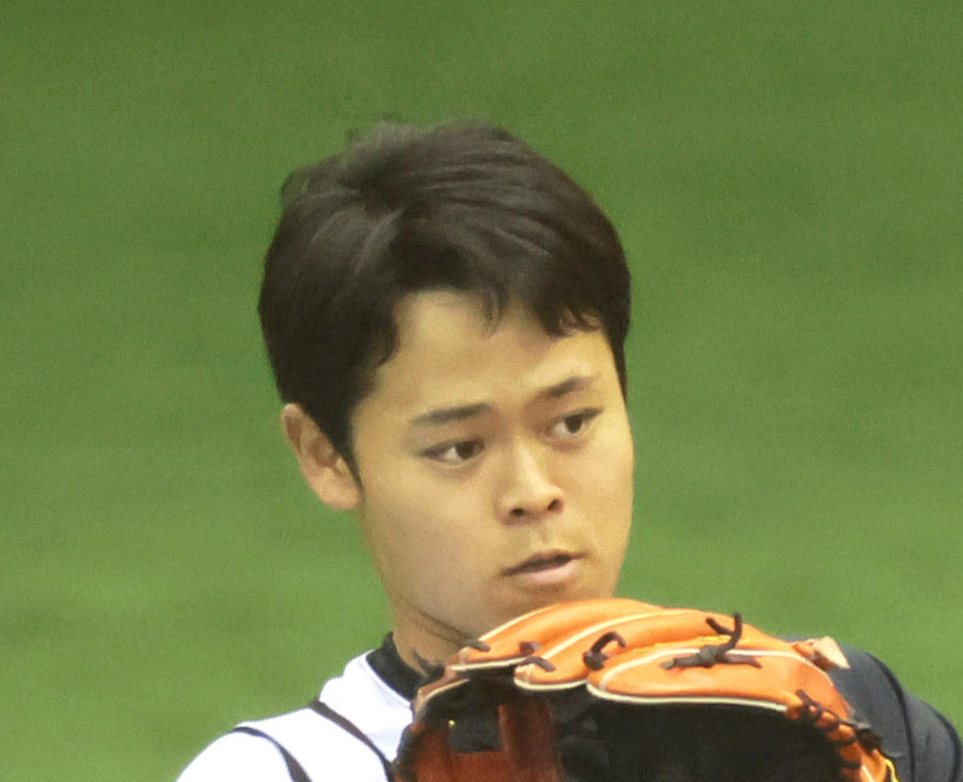 巨人中山礼都（2021年1月14日撮影）