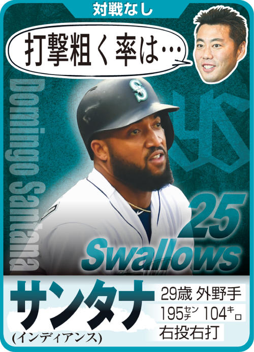 ヤクルト・サンタナ