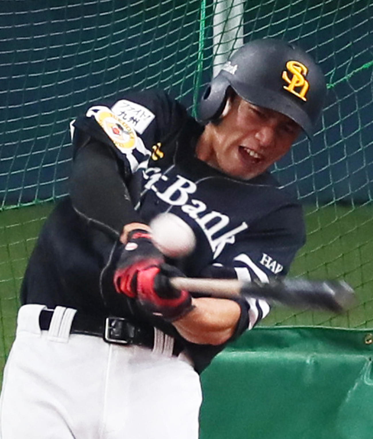 ソフトバンク柳田悠岐（2020年11月20日撮影）