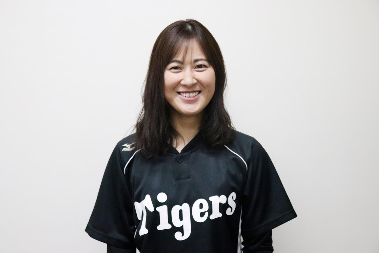2月からアカデミーのコーチに就任するタイガースWomenの三浦（球団提供）