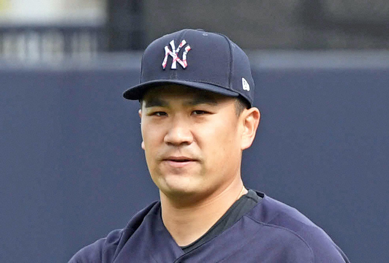 ヤンキース田中将大（2020年2月14日撮影）
