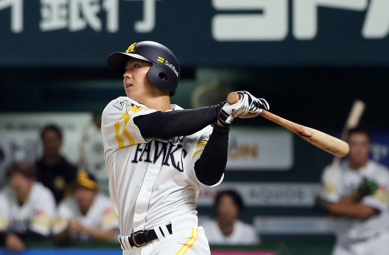 ソフトバンク佐藤直樹（2020年3月21日撮影）