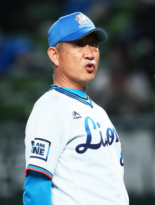 西武辻監督（2020年11月4日撮影）