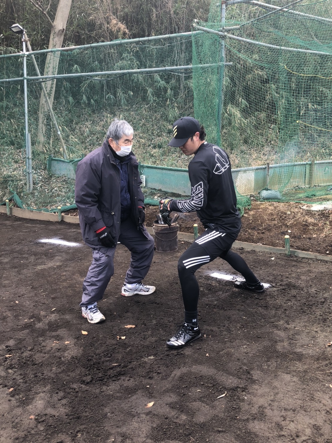 小谷氏から指導を受ける宮国
