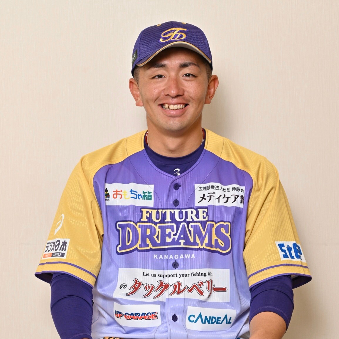 BC・神奈川の清田選手兼任コーチ（球団提供）