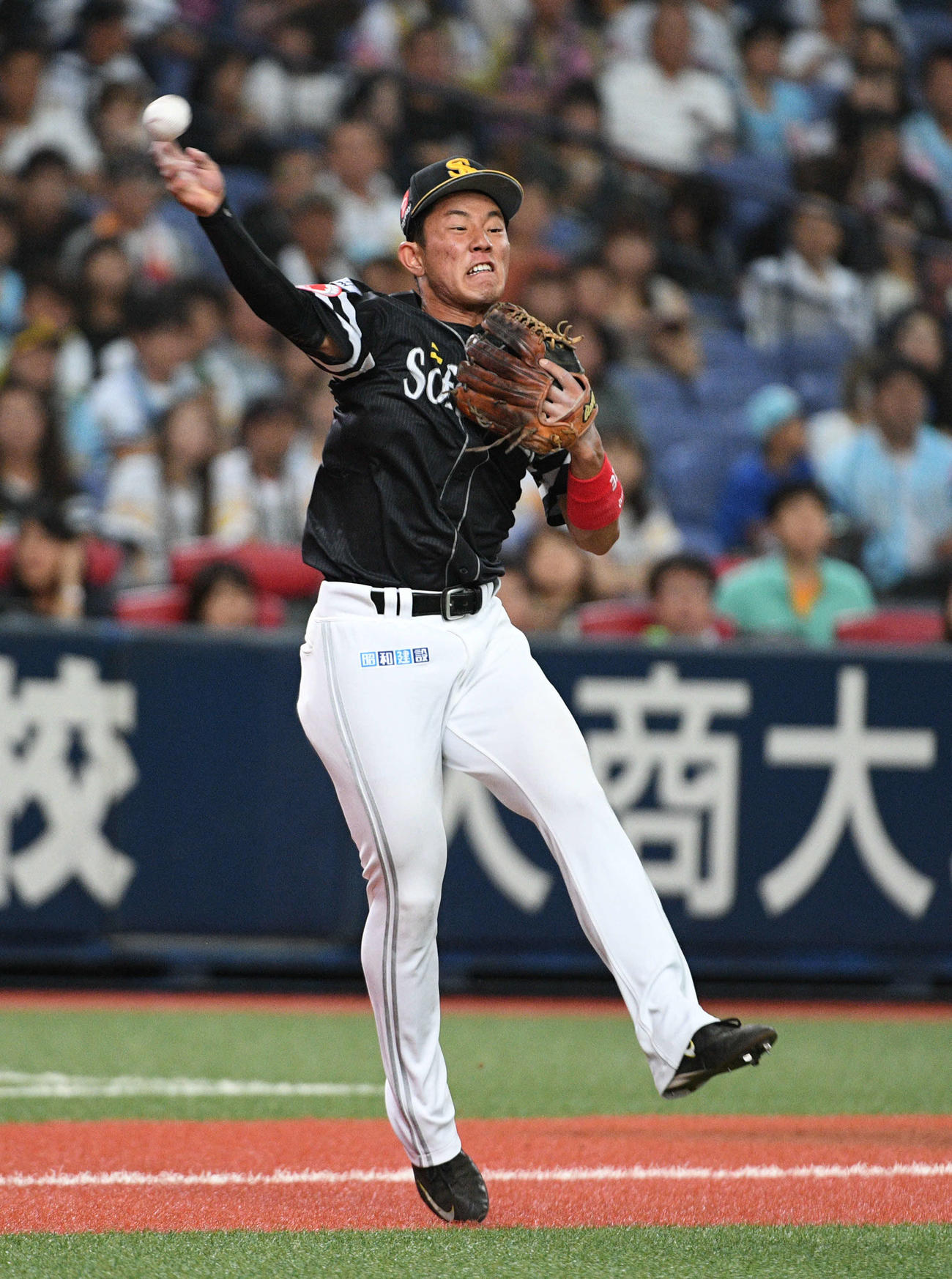 ソフトバンク増田珠（2019年9月28日撮影）