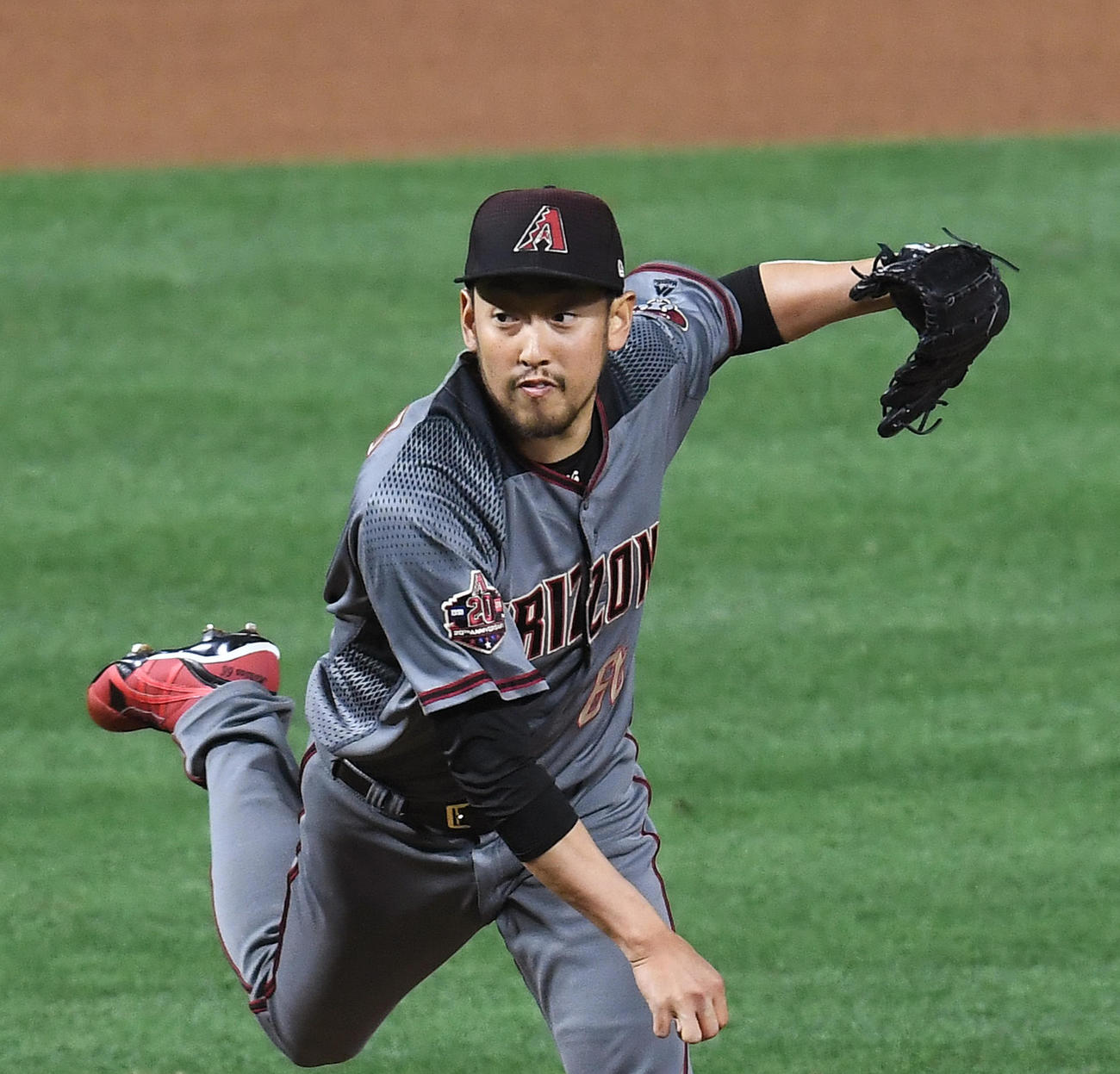 ダイヤモンドバックス時代の平野佳寿（2018年6月18日）