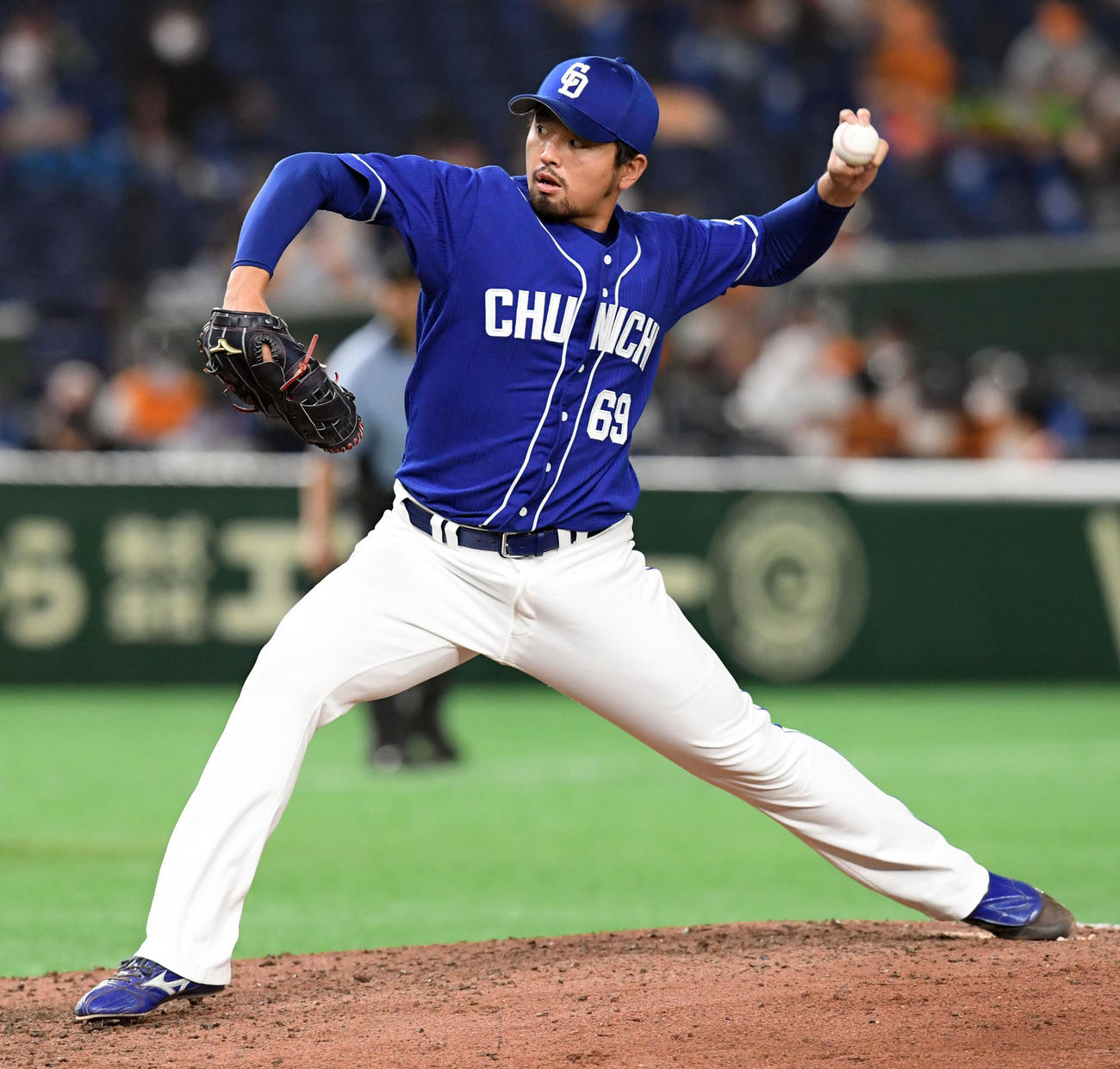 中日浜田達郎（2020年8月15日撮影）