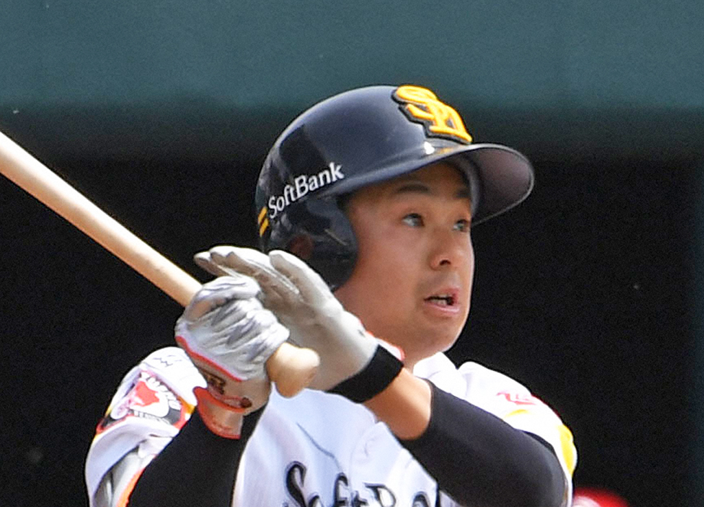 ソフトバンク川瀬晃（2019年4月16日撮影）