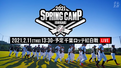 ロッテの11日紅白戦がYouTubeチャンネル「テレビ東京スポーツ」でライブ配信される（球団提供）