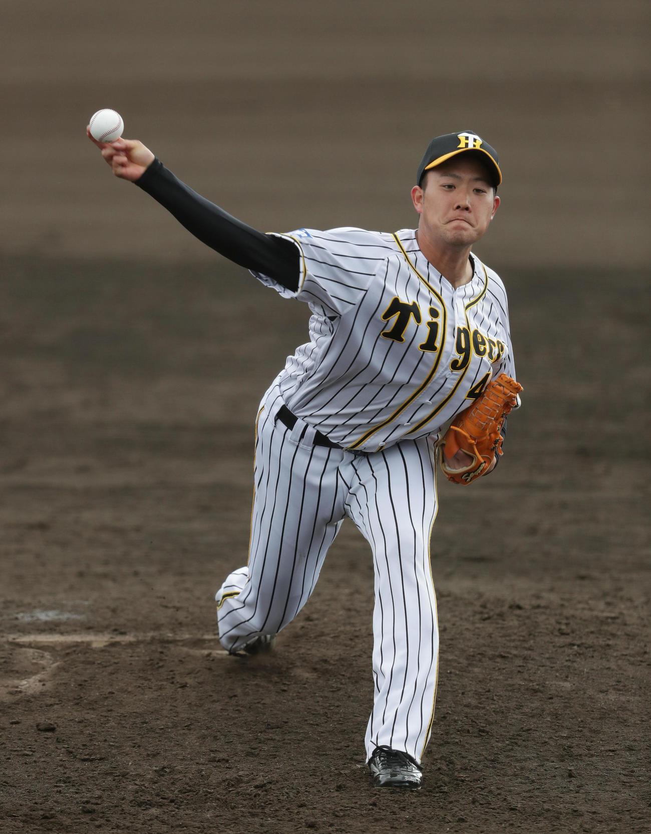 阪神対日本ハム　7回から登板した斎藤は3イニングをパーフェクトに抑える（撮影・前田充）