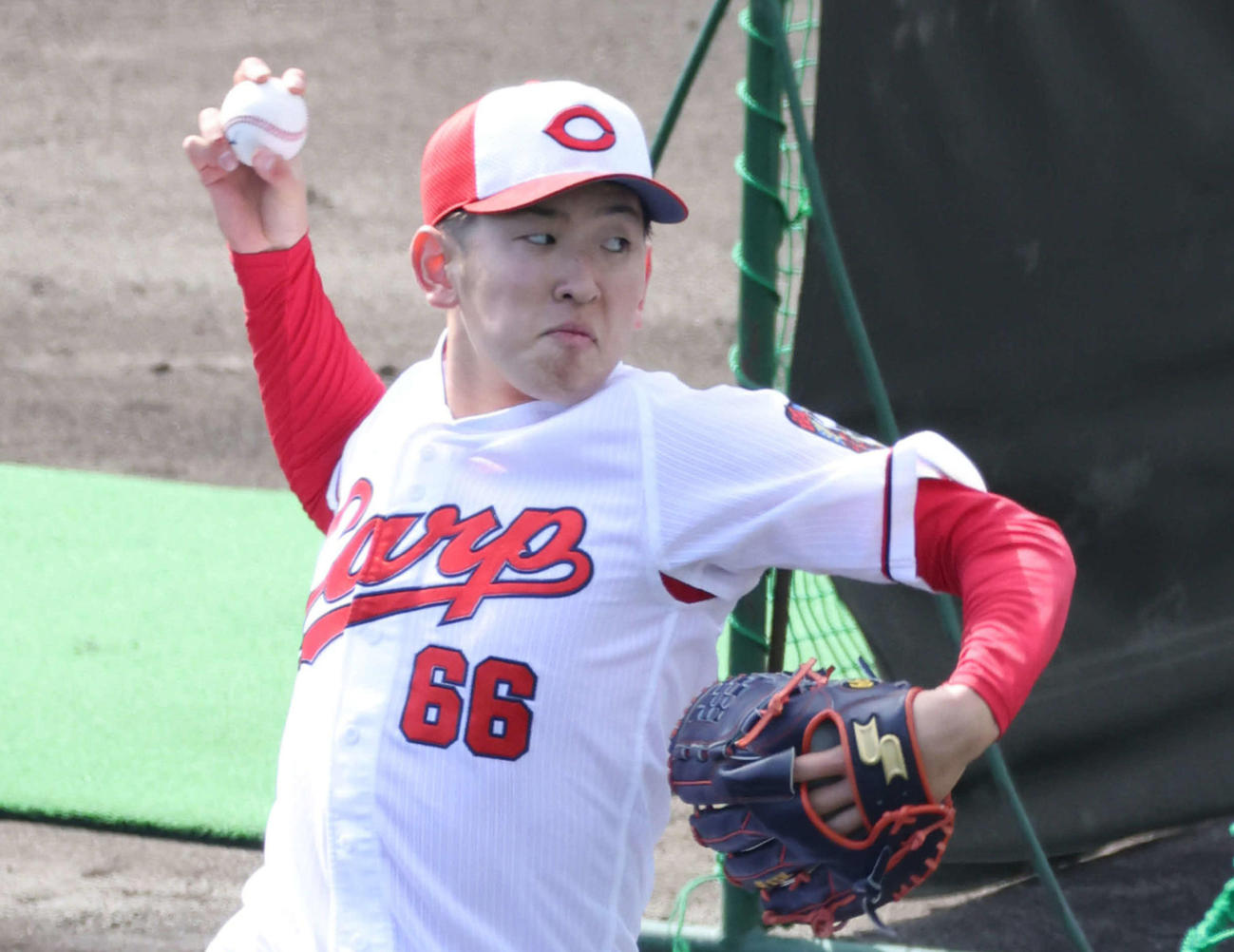 広島遠藤淳志（2021年2月3日撮影）