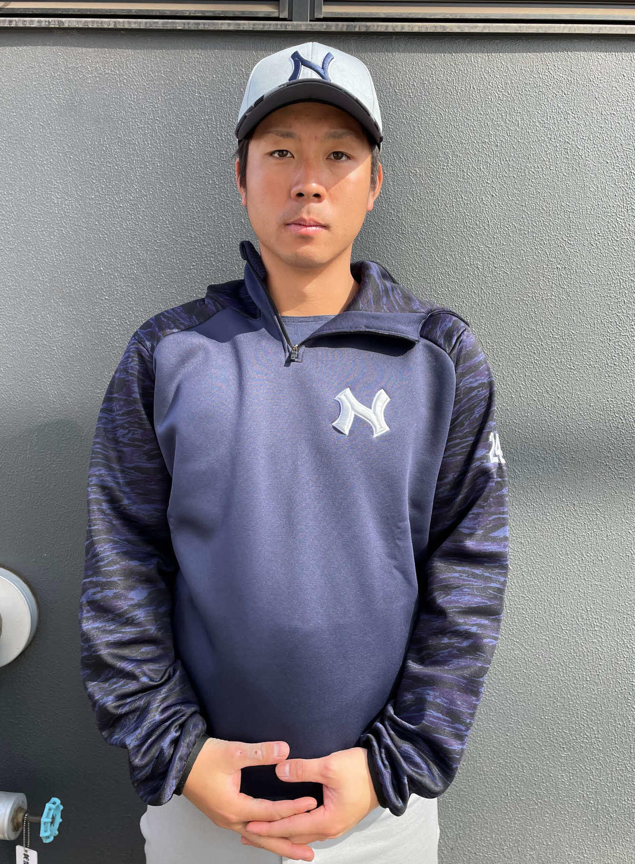 日通の楠本内野手（撮影・保坂恭子）