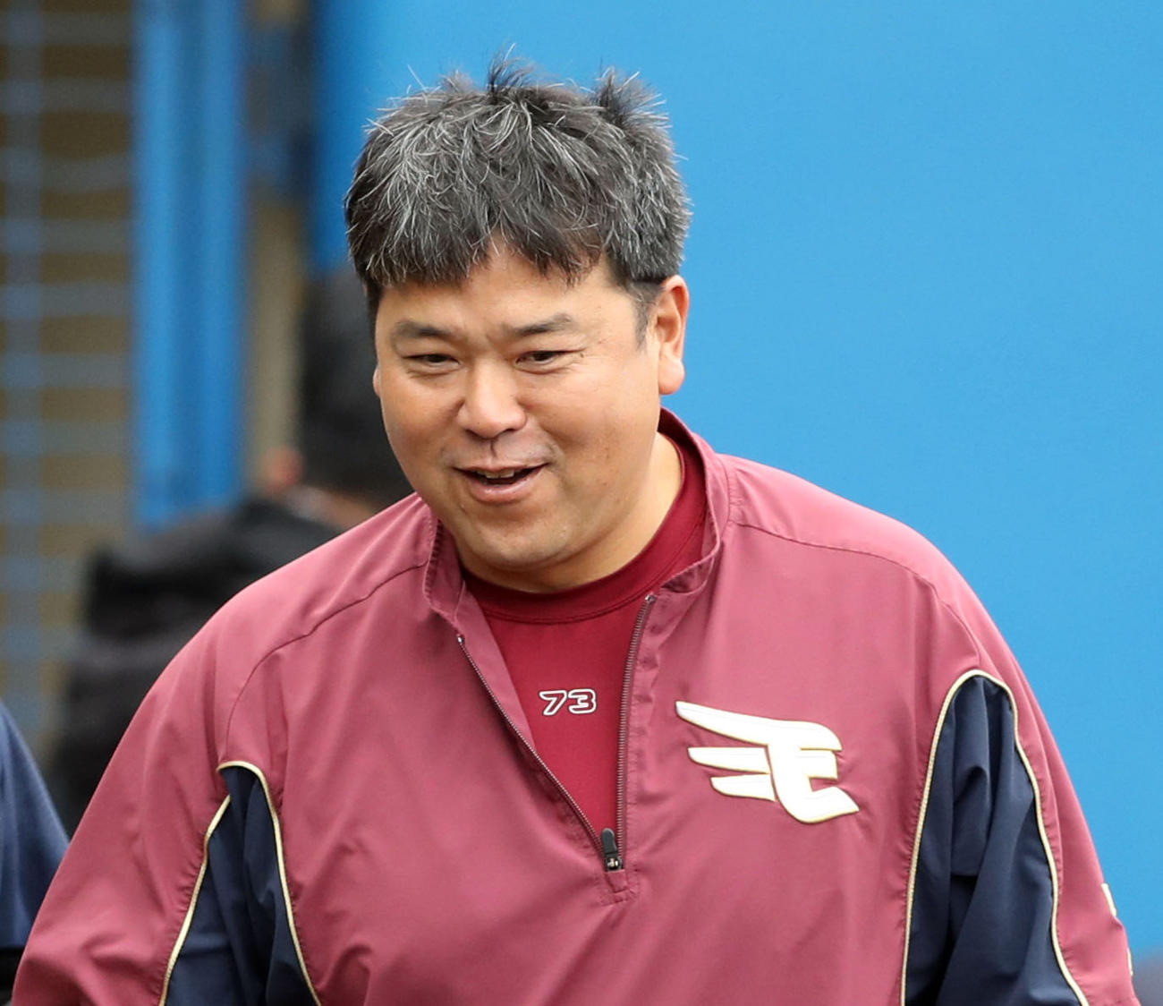 楽天野村克則コーチ（2020年2月19日撮影）