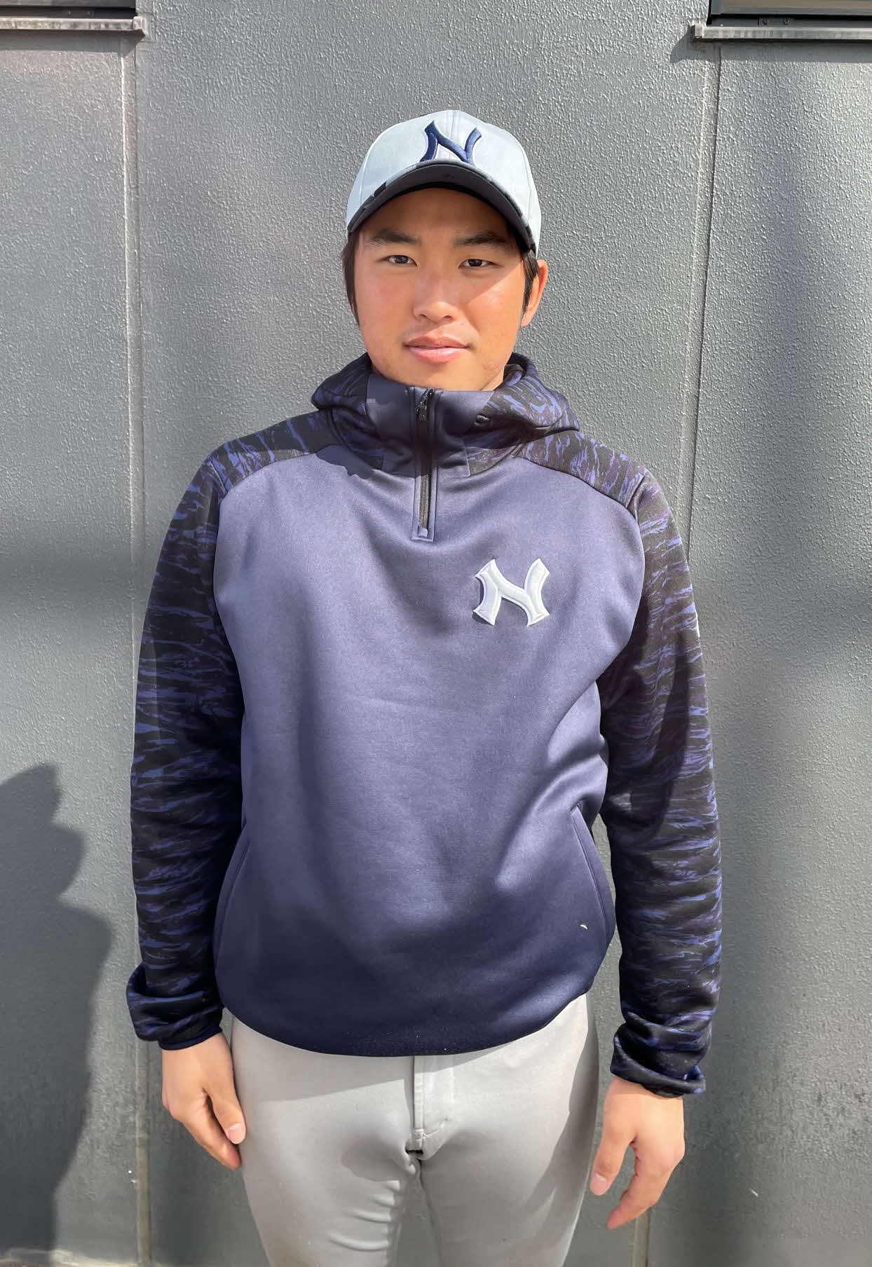 日通の添田真海内野手（撮影・保坂恭子）