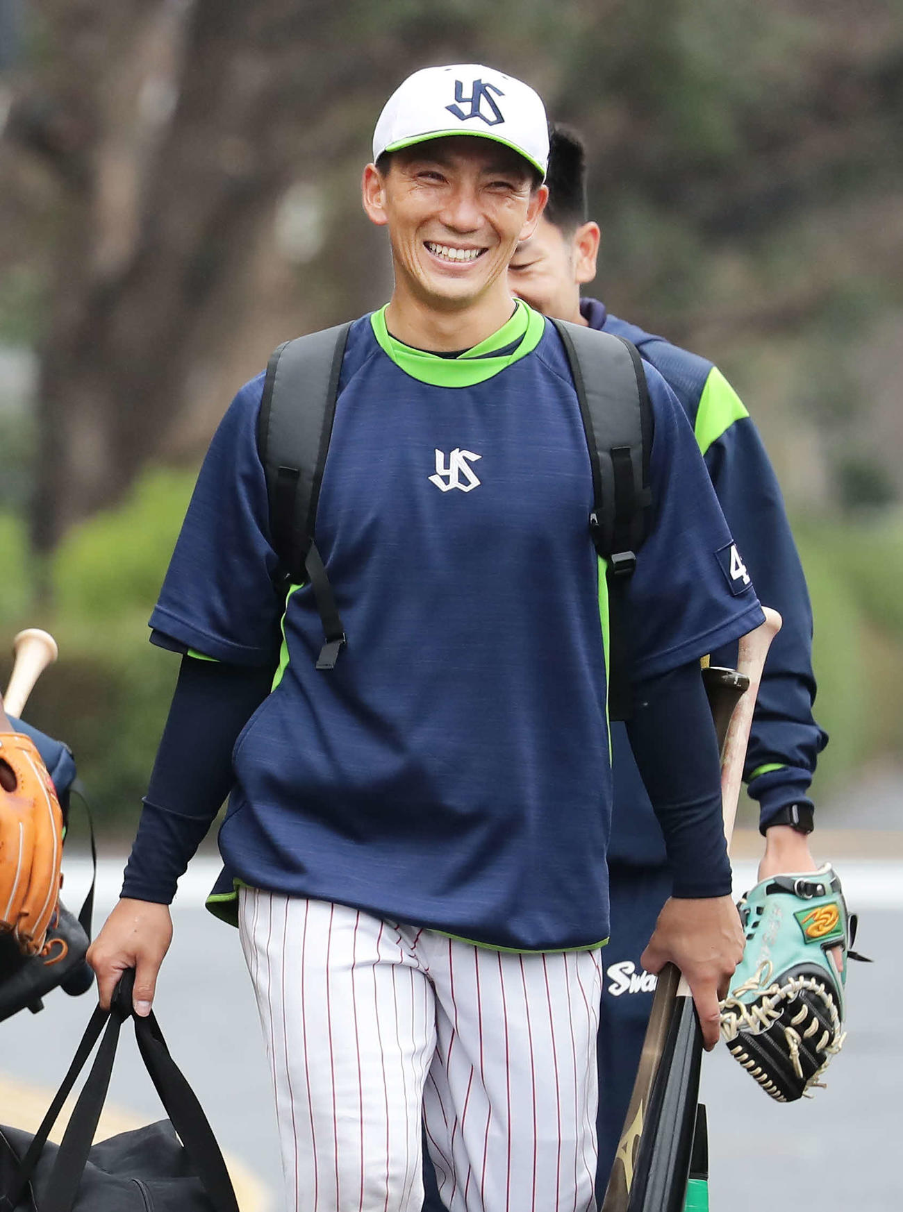 ヤクルト嶋基宏（2020年3月10日撮影）