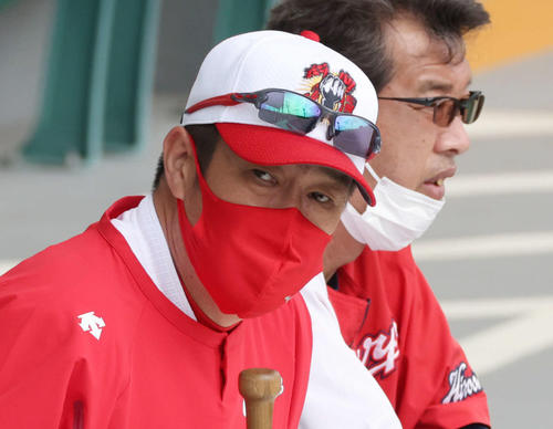 広島佐々岡監督（2021年2月8日撮影）
