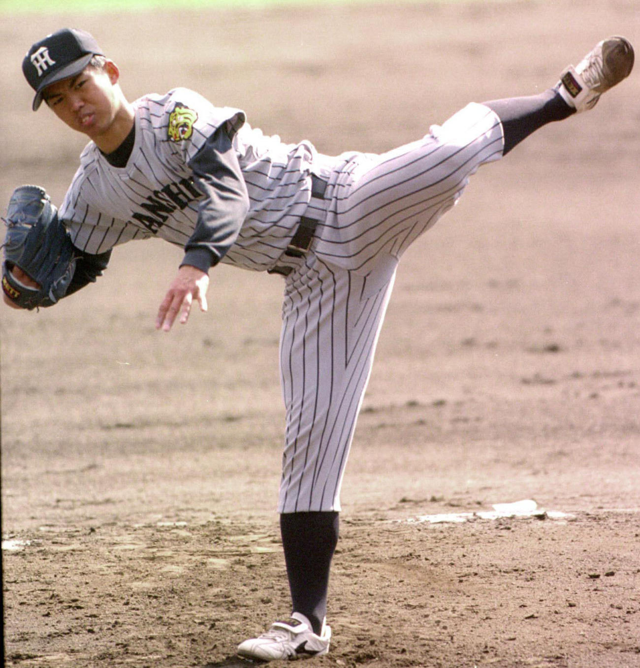 99年2月13日、紅白戦に登板し2回を無失点に抑えた井川
