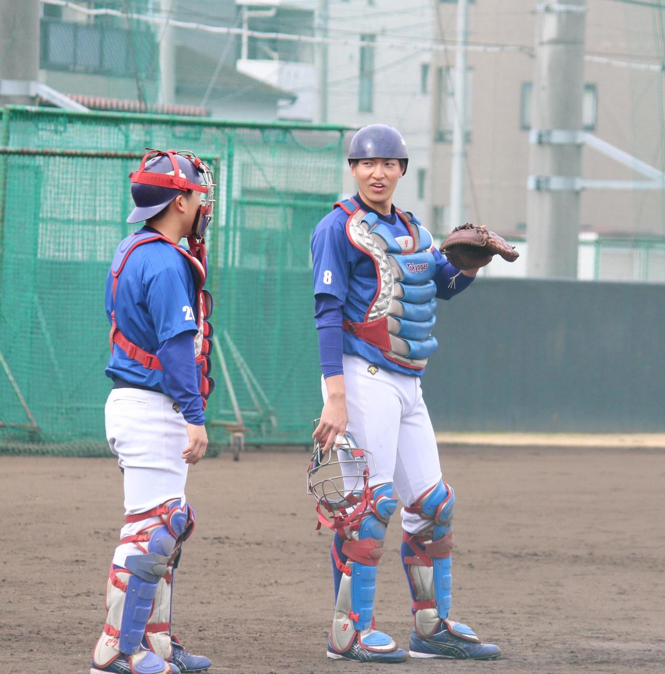 外野手から再転向した東京ガス・加藤（撮影・保坂恭子）