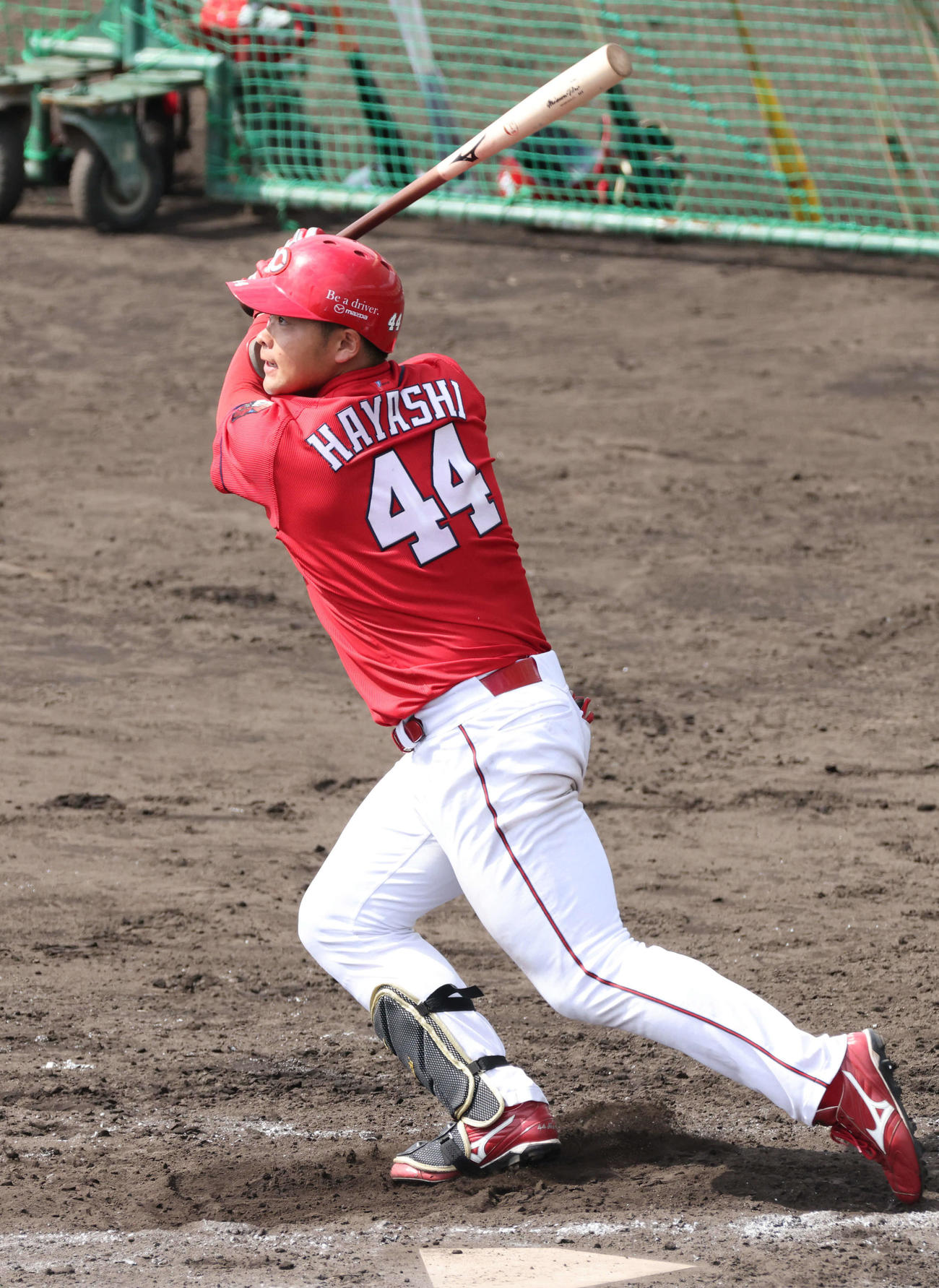 広島林晃汰（2021年2月7日撮影）
