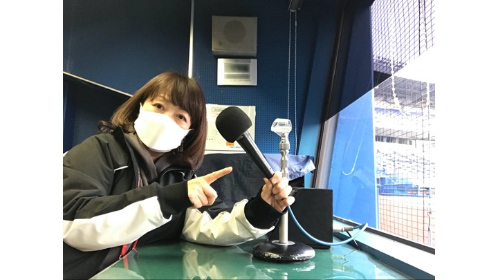 ZOZOマリン場内アナウンス担当、谷保さんの愛用マイク