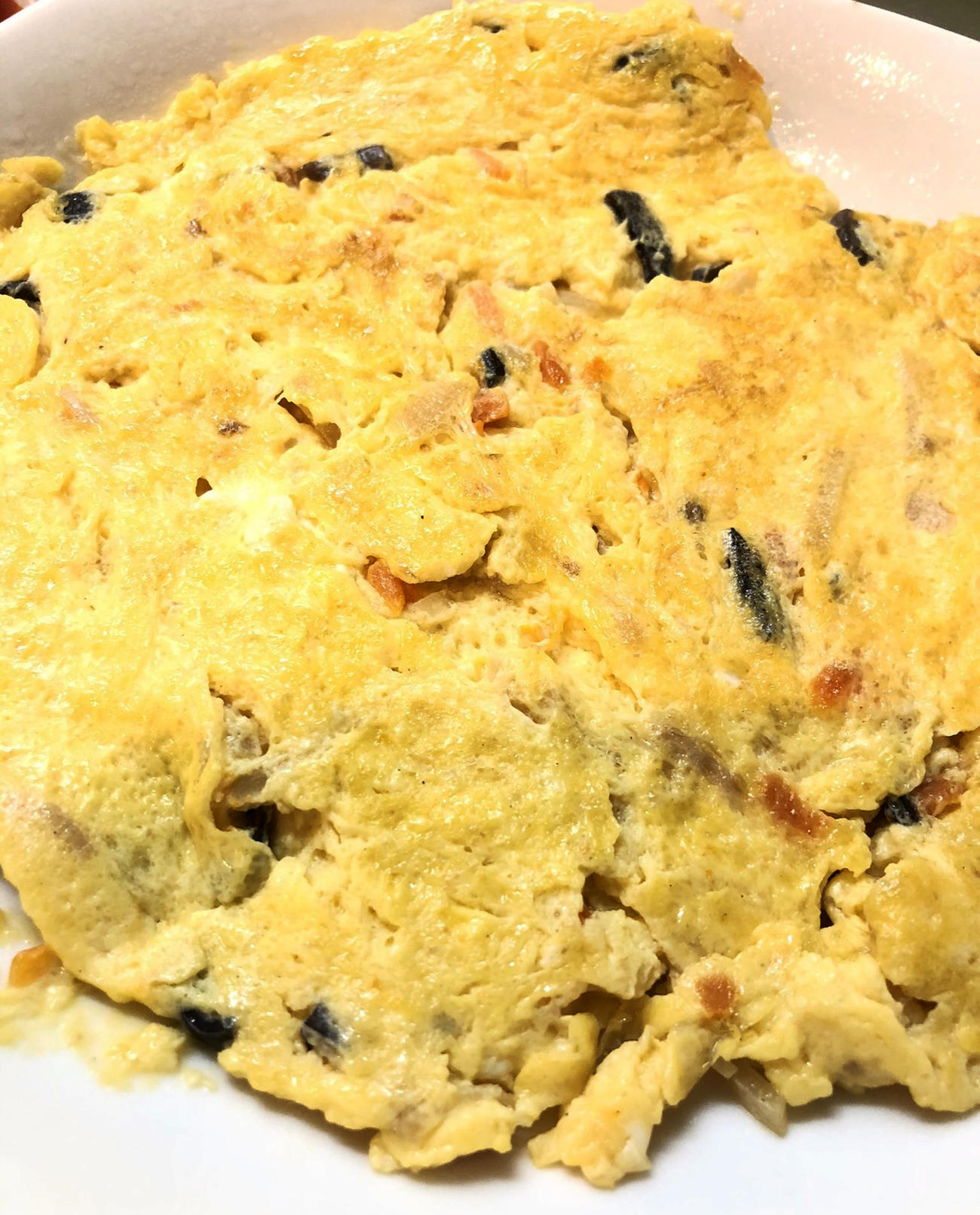 かに玉の焼き上がり