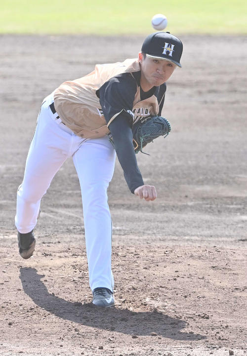 中日対日本ハム　日本ハム先発上沢直之（撮影・上田博志）