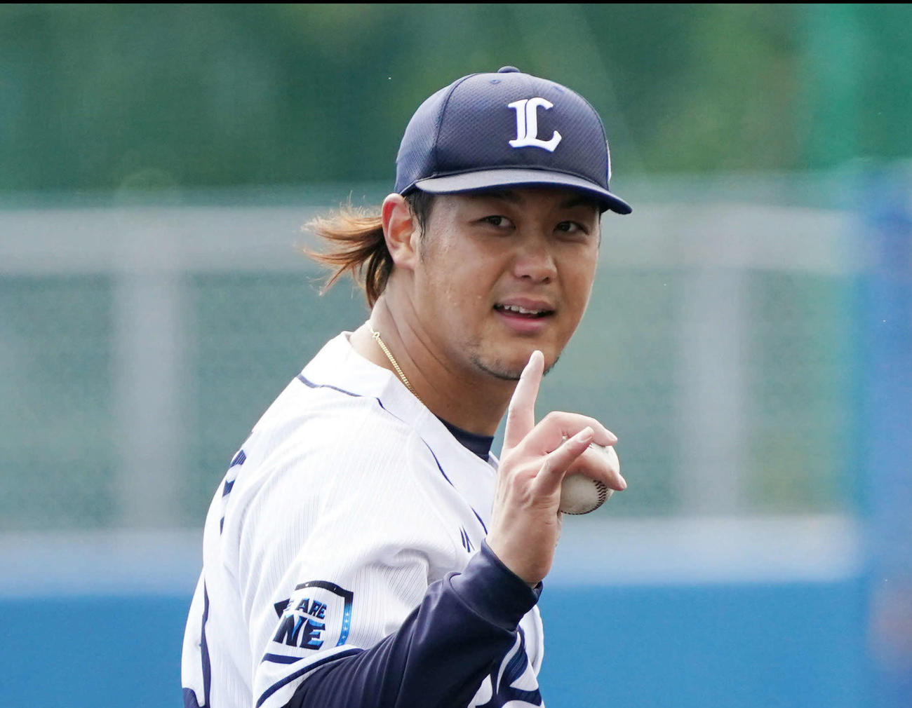 紅白戦の白組先発で好投した西武高橋（撮影・滝沢徹郎）