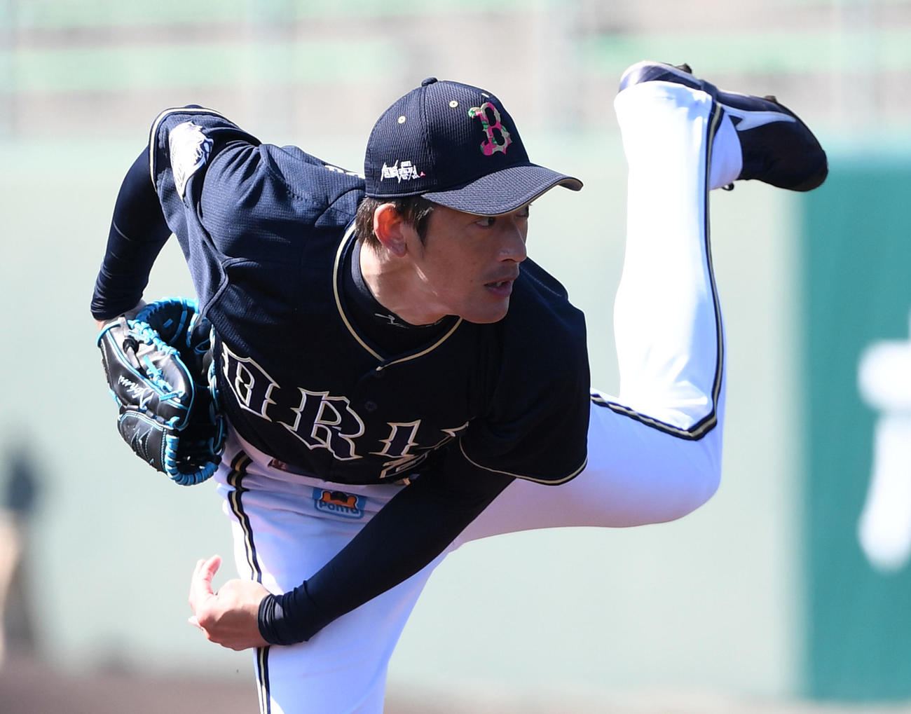 紅白戦に先発し、2回を完全に抑えた能見（撮影・前岡正明）