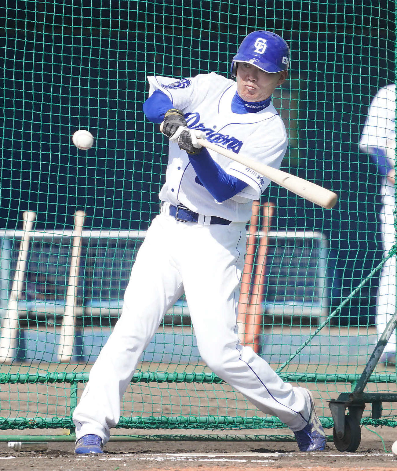 中日福留（2021年2月1日撮影）