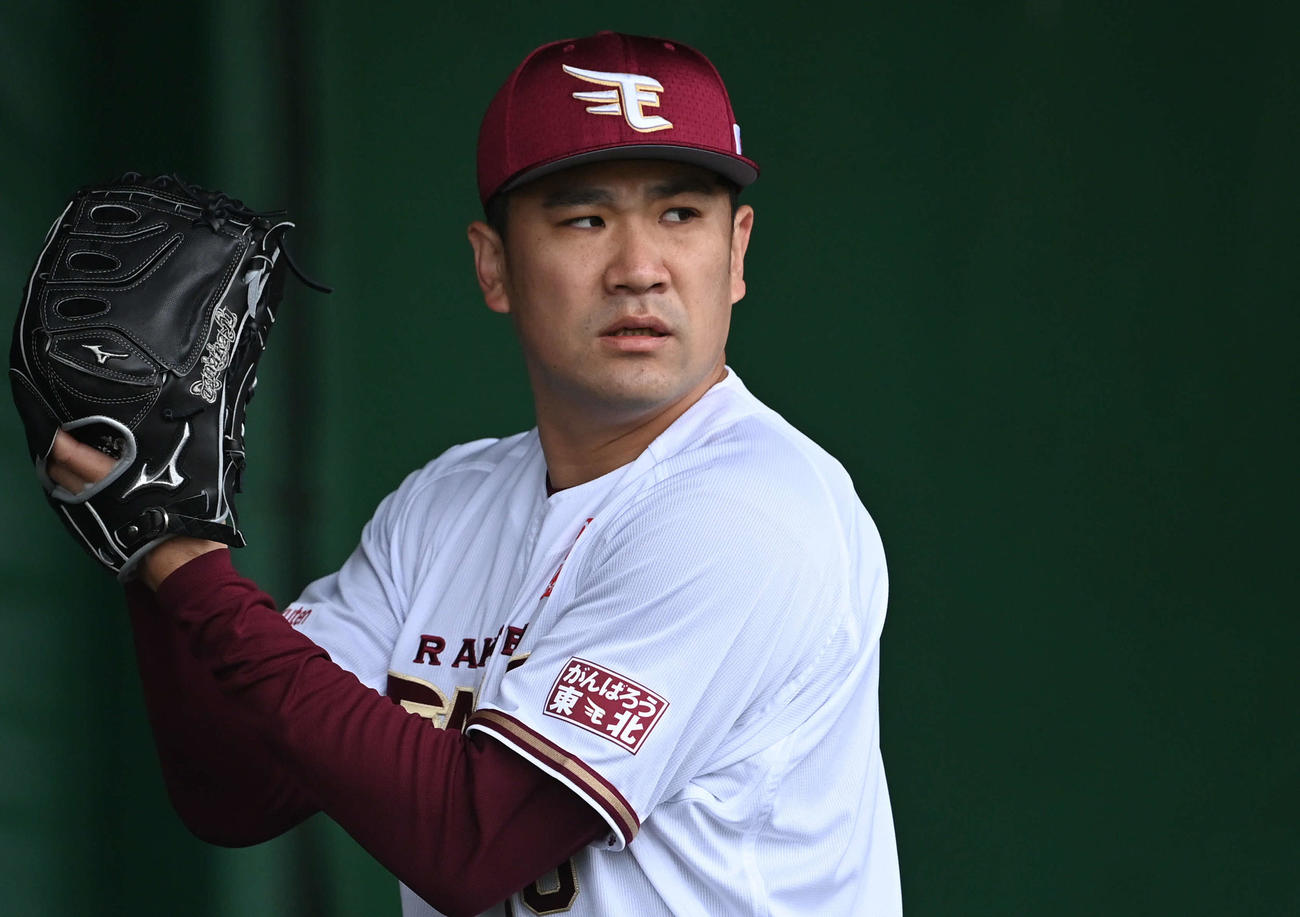 楽天田中将大（2021年2月17日撮影）