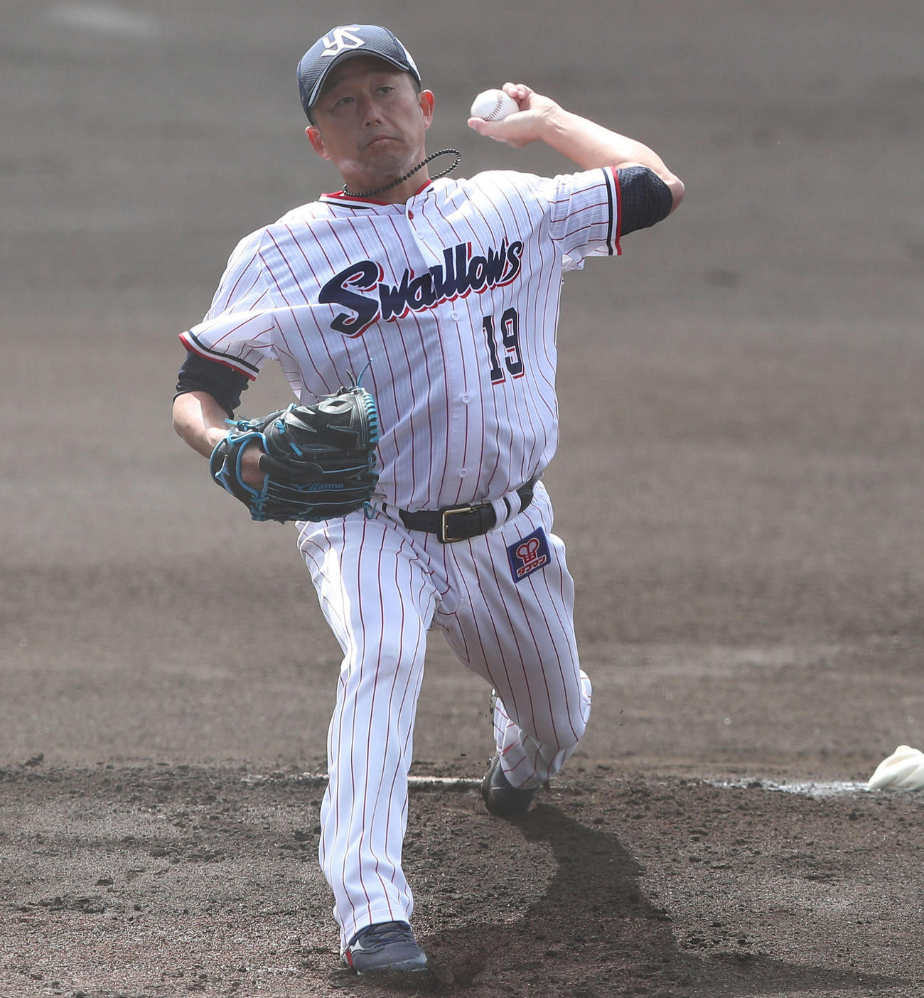 ヤクルト対楽天　ヤクルト先発の石川（撮影・河田真司）