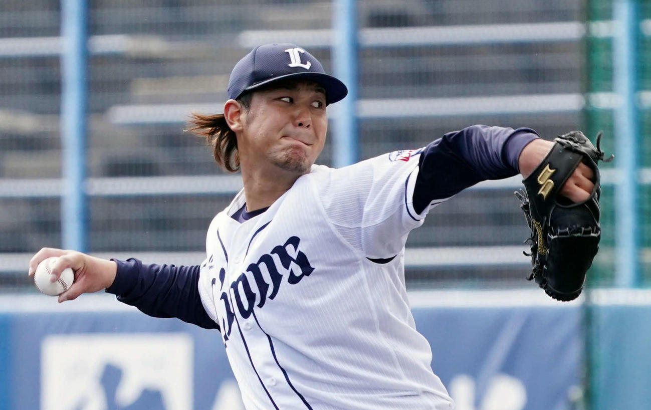 西武高橋光成（21年2月撮影）