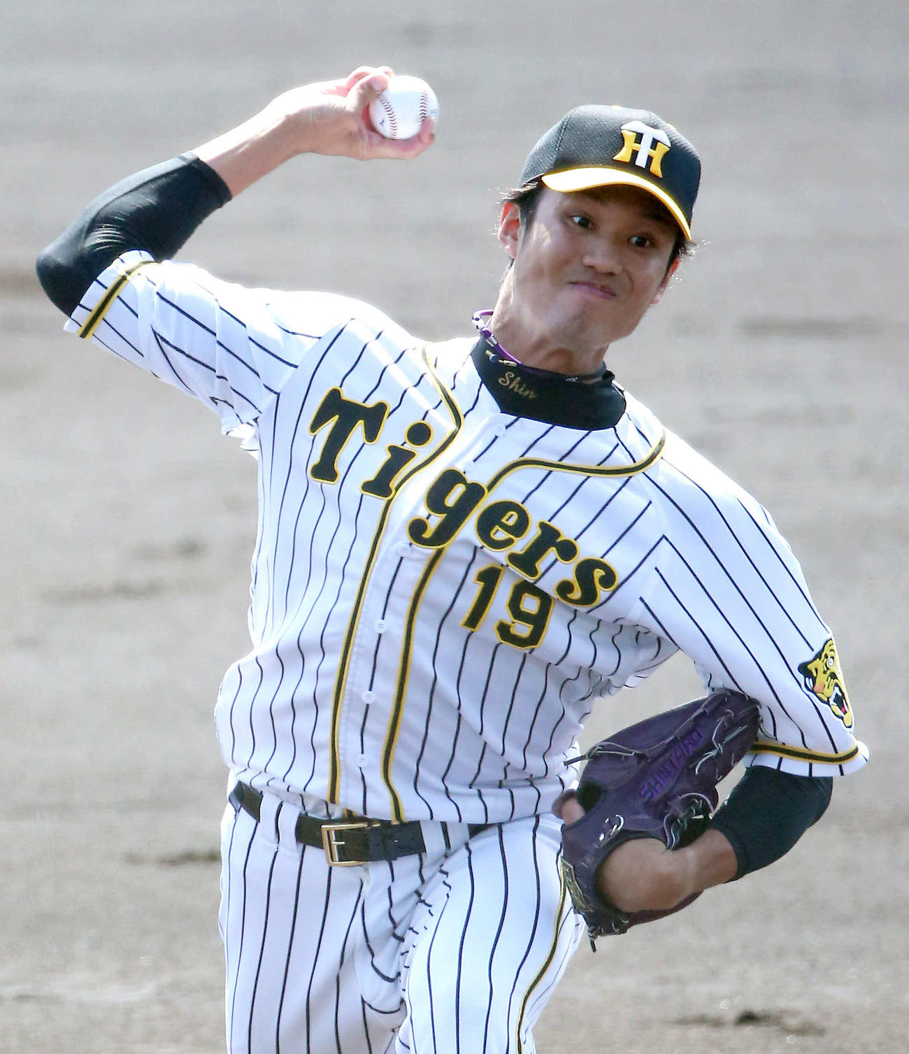 阪神対広島　3回2安打無失点の阪神藤浪（撮影・上山淳一）