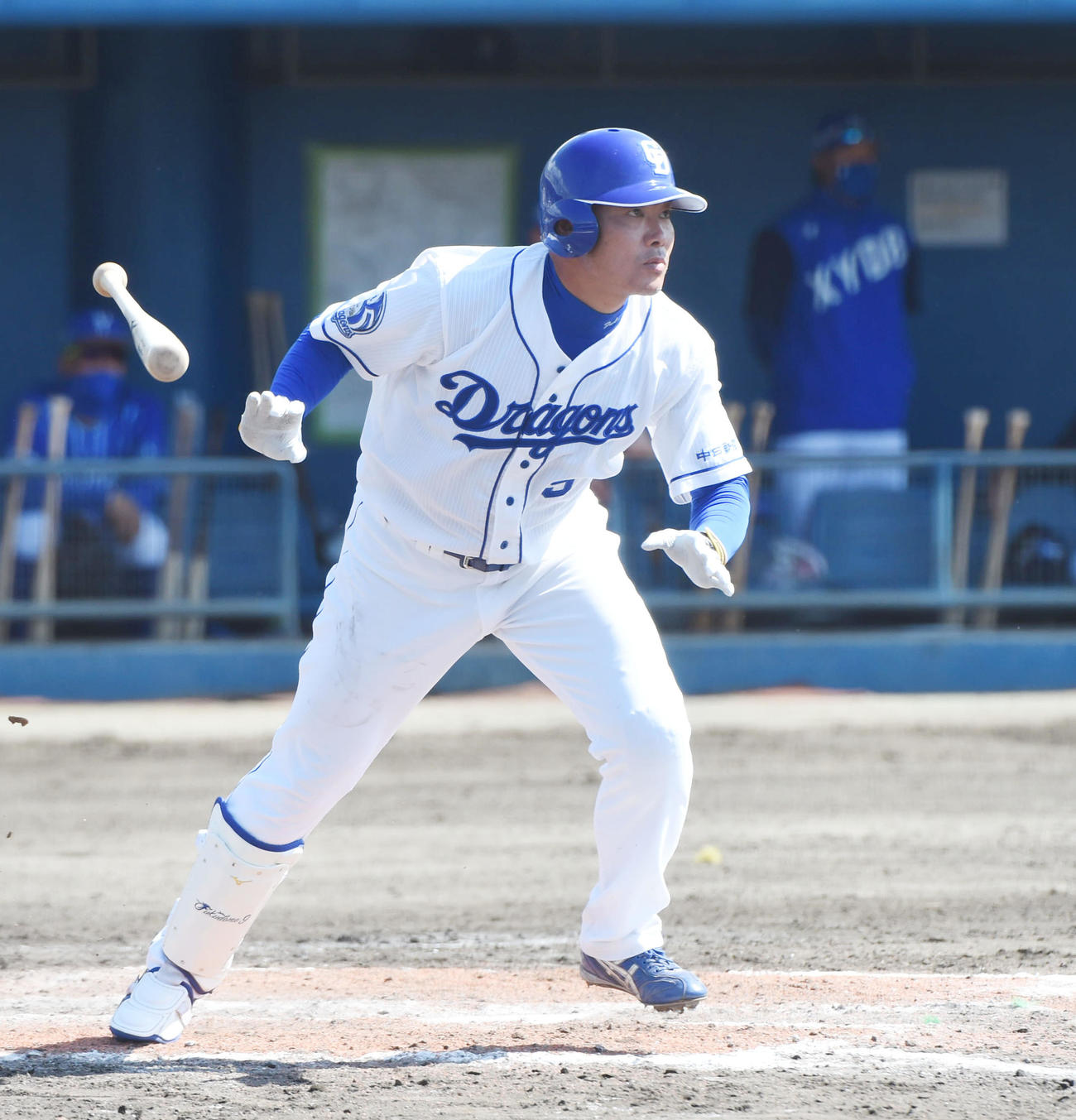 中日福留孝介（2021年2月22日撮影）