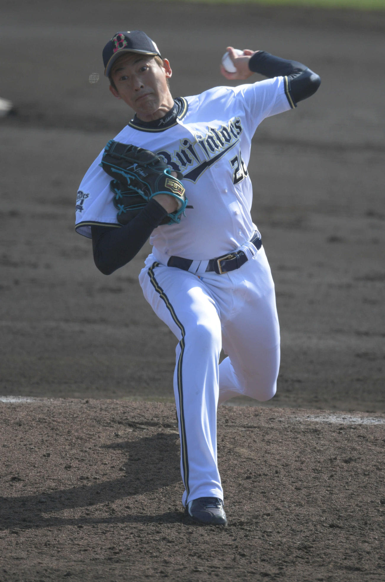 オリックス対西武　6回表に登板したオリックス能見（撮影・渦原淳）