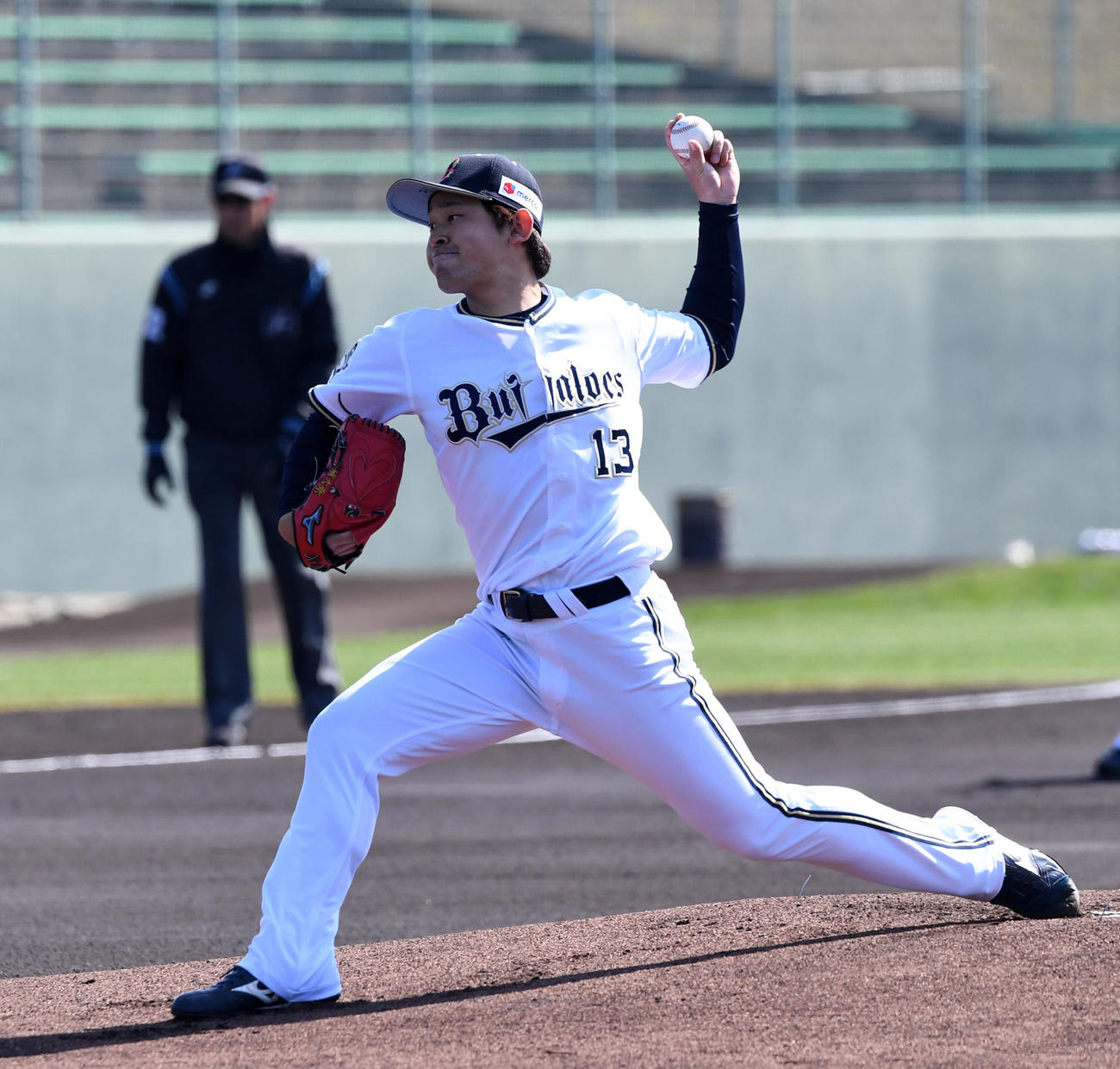 オリックス宮城大弥（2021年2月19日撮影）