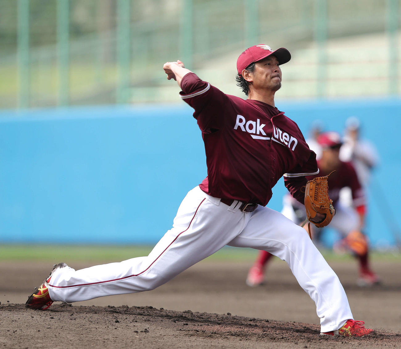 ヤクルト対楽天　楽天先発の涌井（撮影・河田真司）