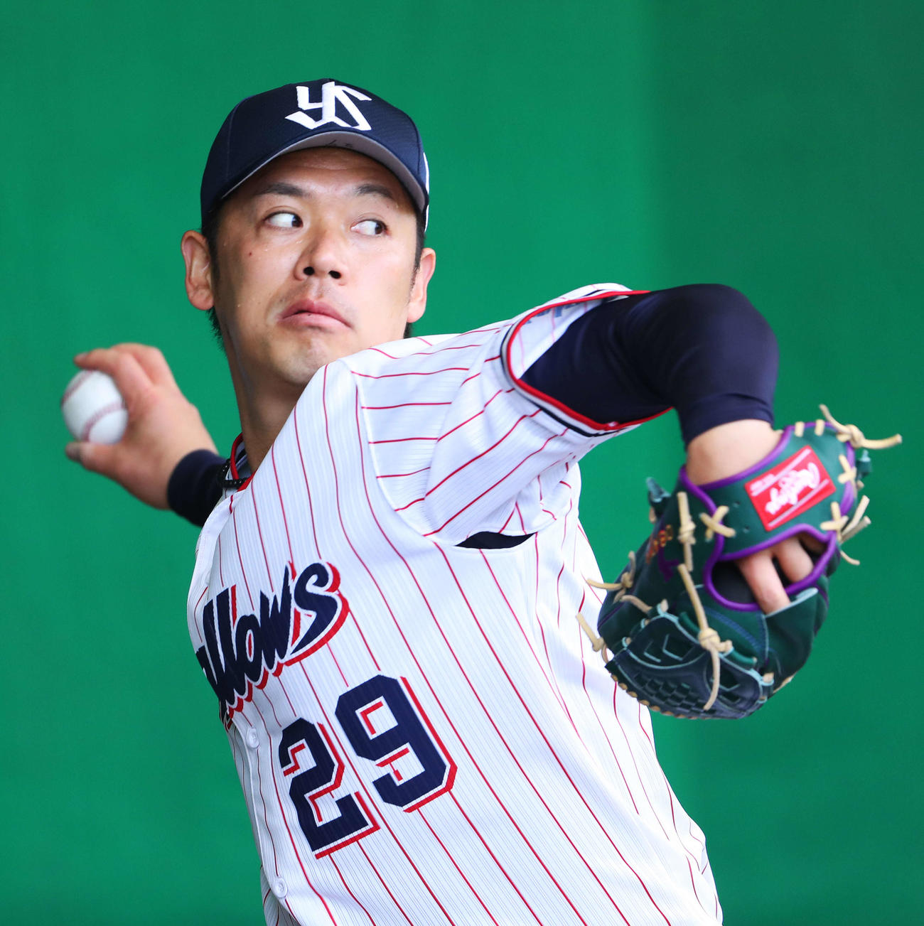 ヤクルト小川泰弘（21年2月撮影）　