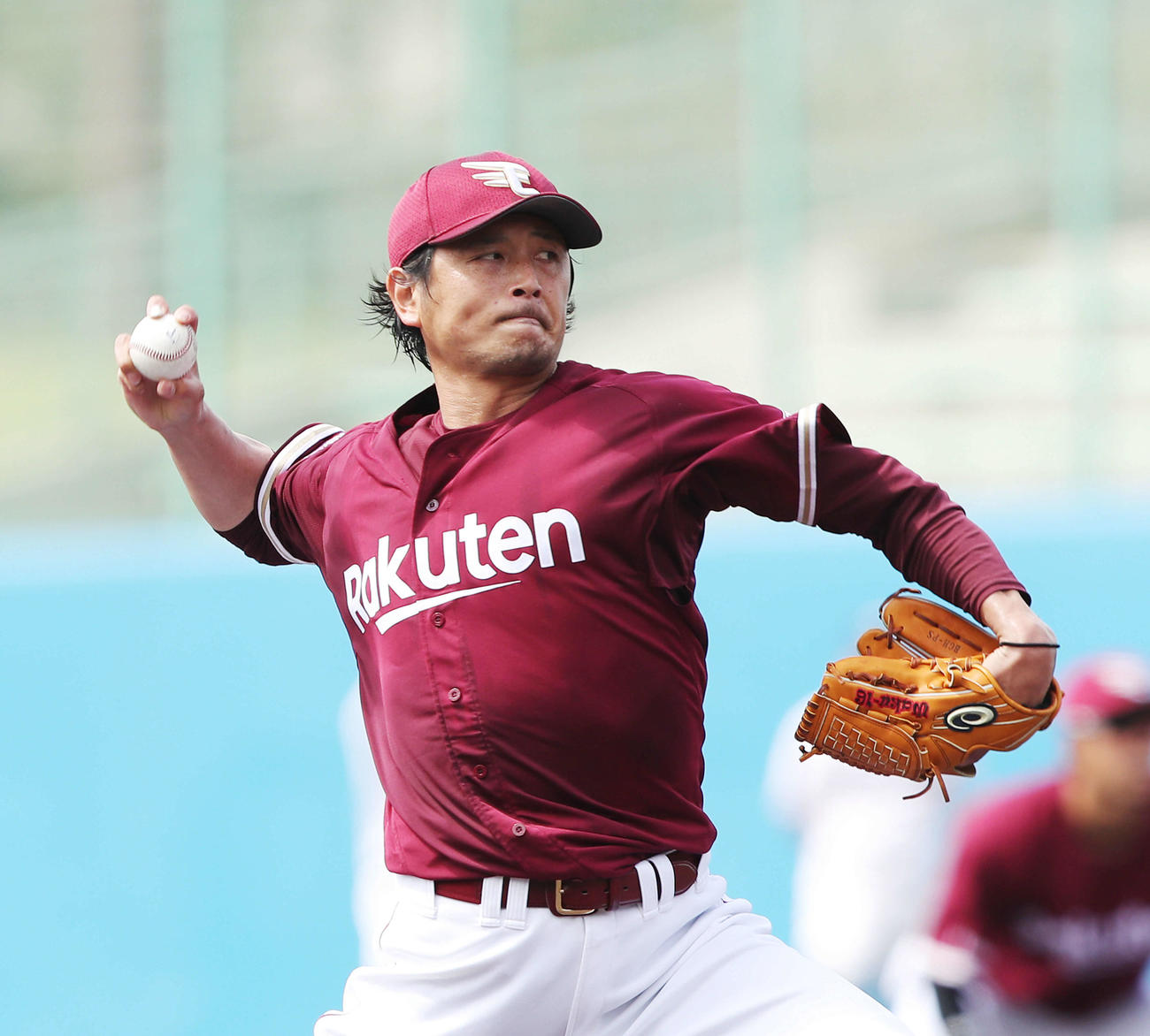 ヤクルト対楽天　楽天先発の涌井（撮影・河田真司）