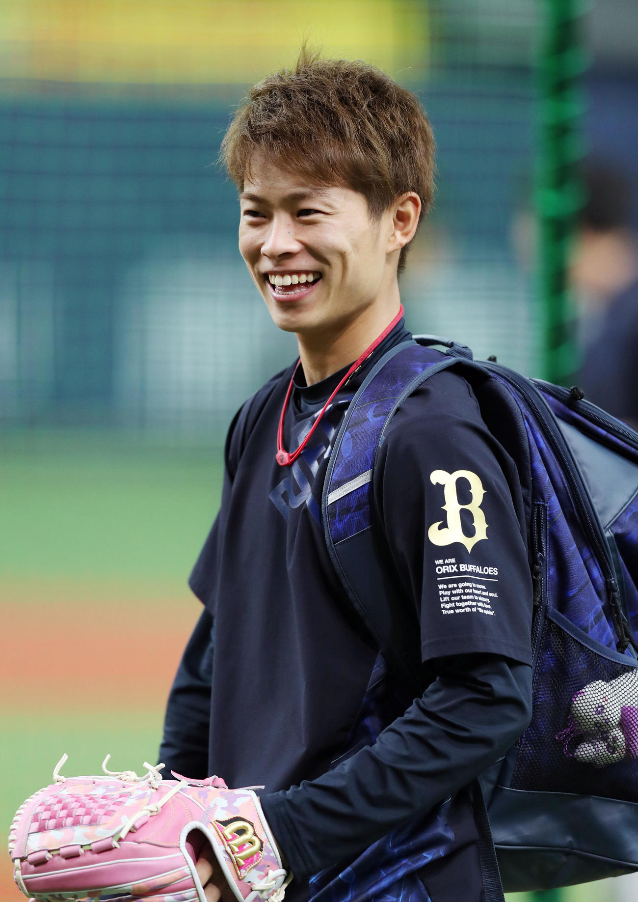 オリックス山岡（19年3月撮影）